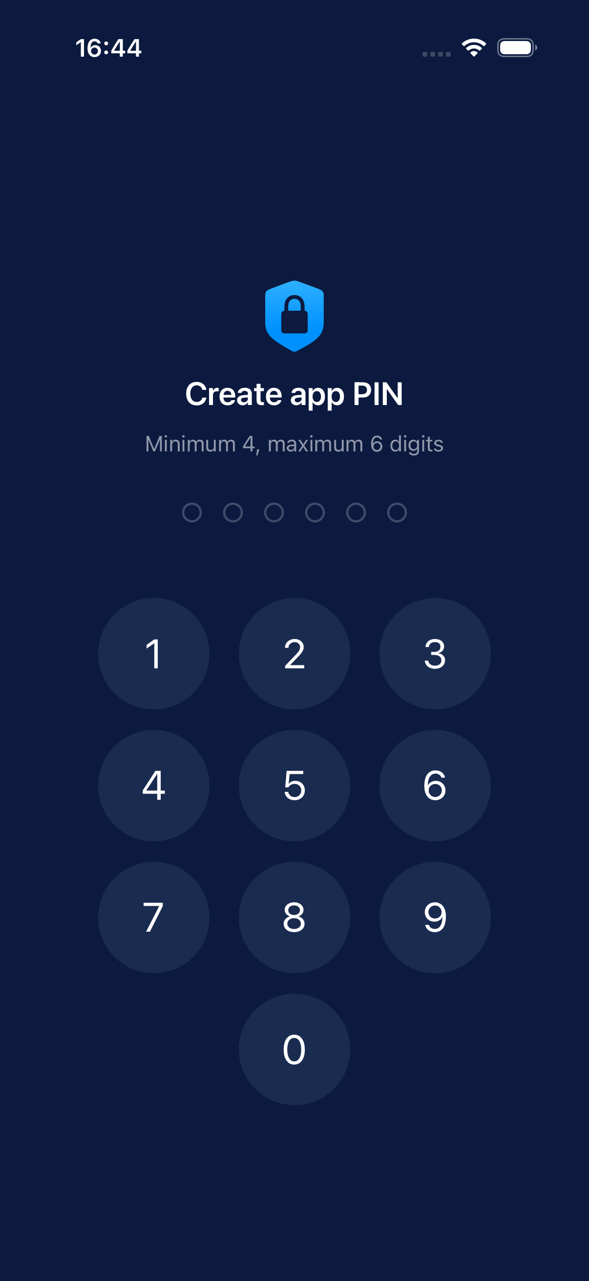 PIN lockout after failed attempts
