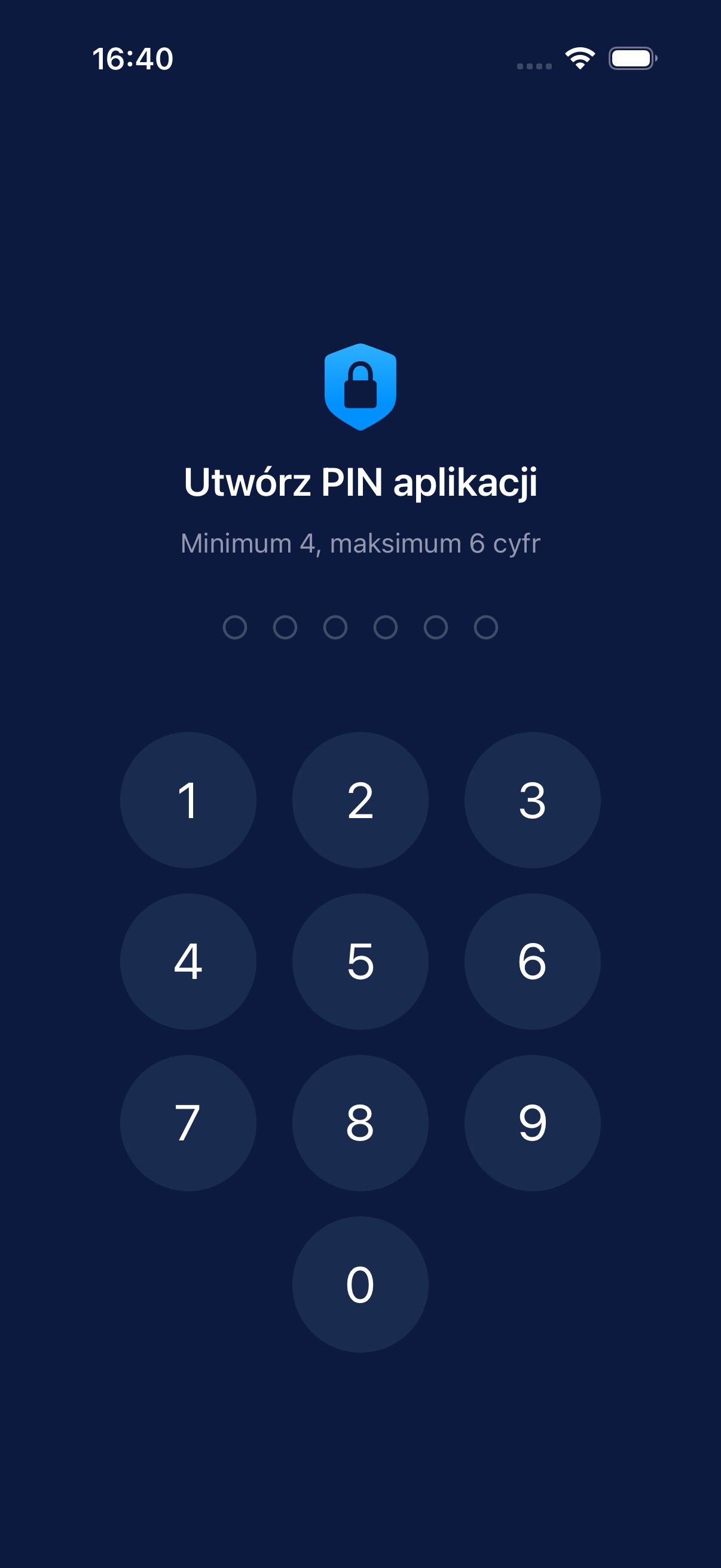 Ekran PIN Monitor KSeF